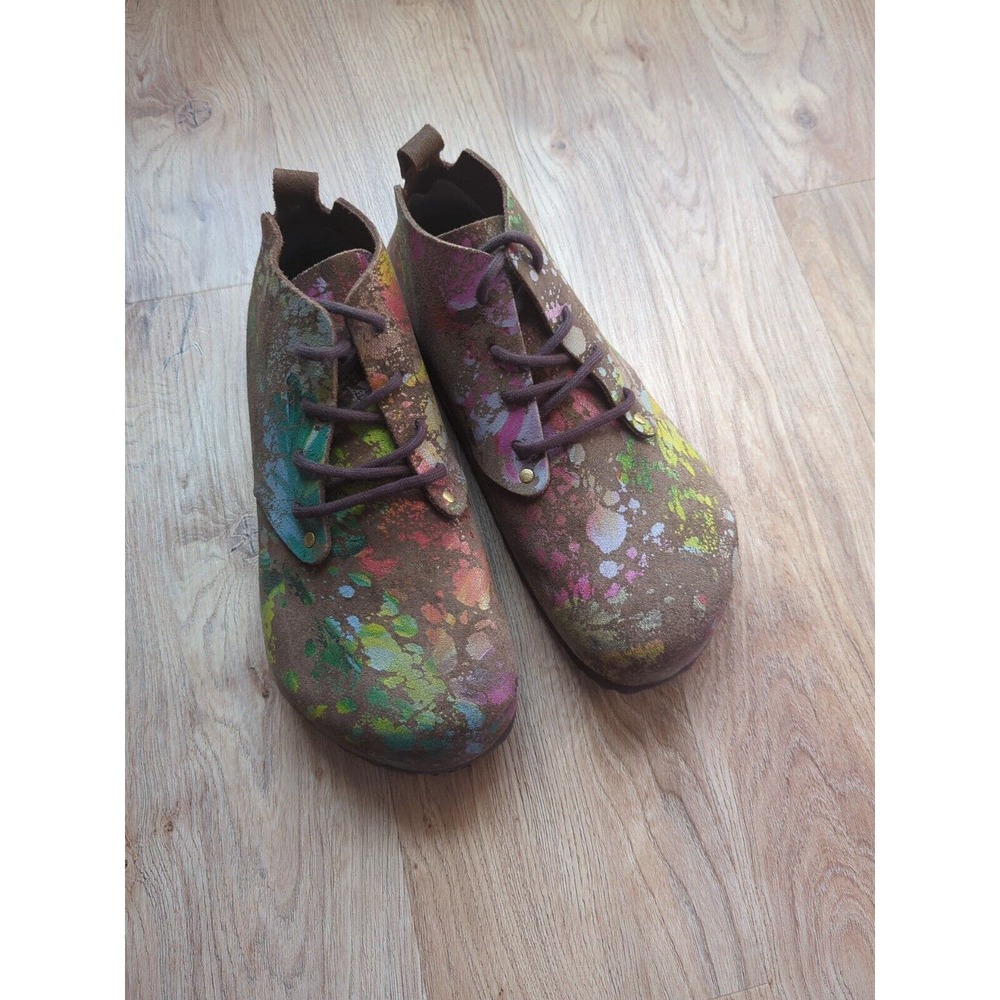 Birkenstock Dundee Chukka Paint Splatter Flower Crush RARE - Picture 5 of 16